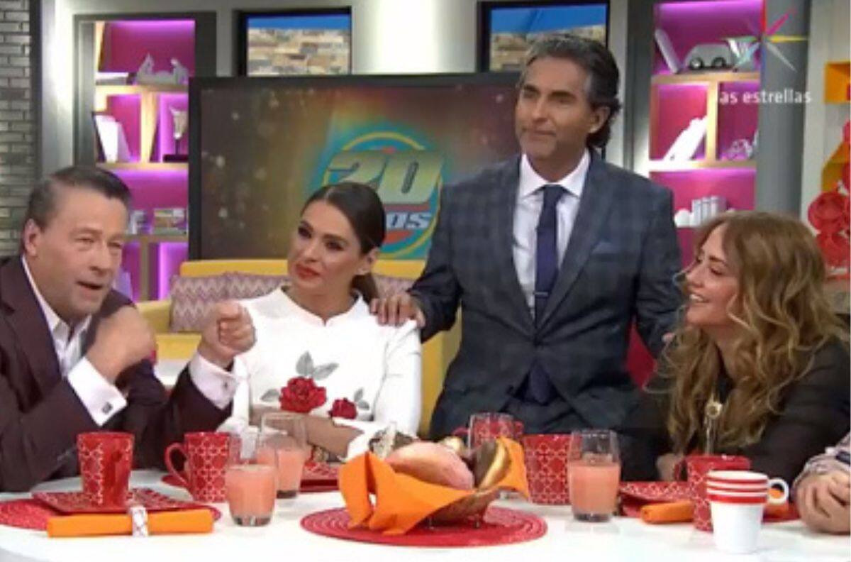 El día que Andrea Legarreta se peleó con Alfredo Adame en pleno programa