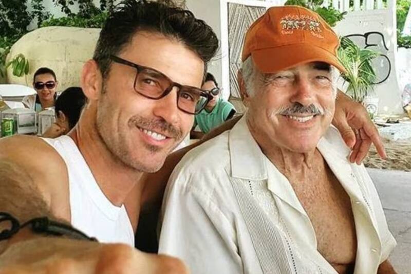 Andrés García en sus últimos días deseaba reconciliarse con sus hijos, Leonardo y Andrea García. - Créditos: Archivo