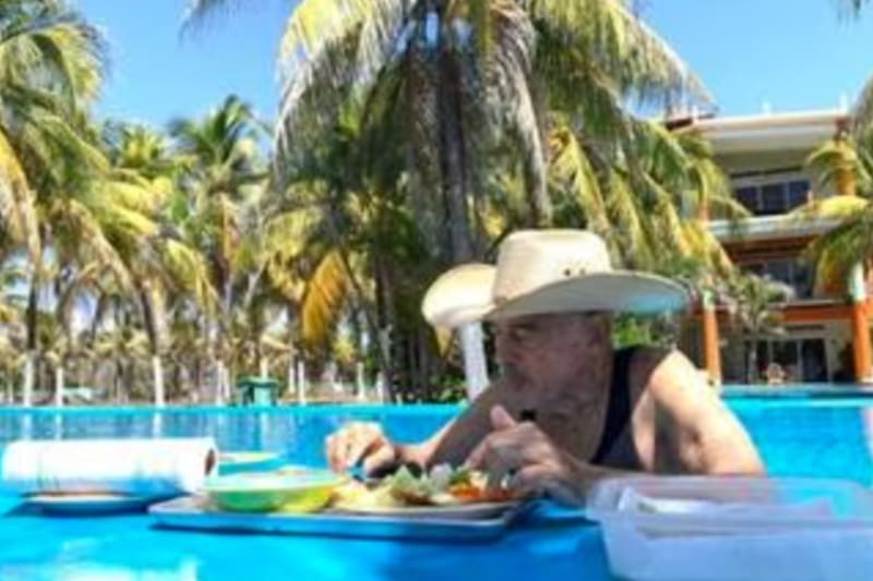 Andrés García sus últimos meses los vivió en "El Paraíso", su casa de Acapulco - Créditos: Youtube