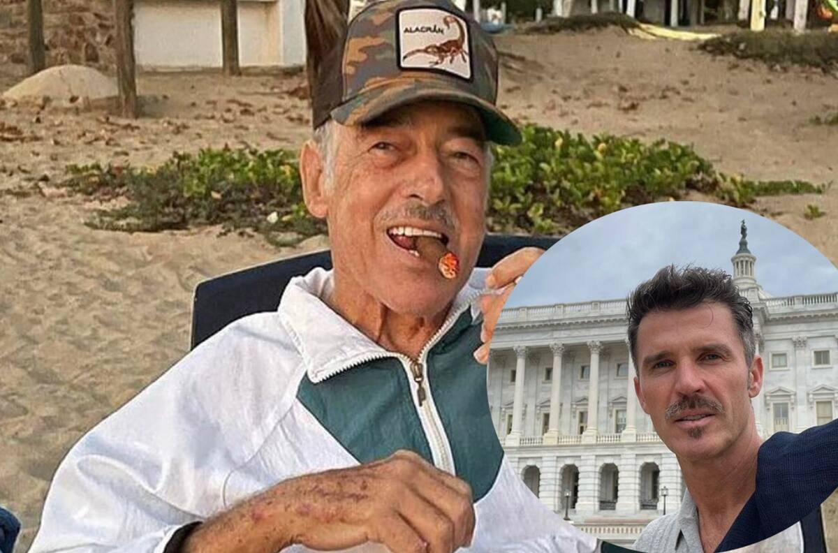 Leonardo García afectado por la muerte de su padre, Andrés García, y la polémica de su herencia