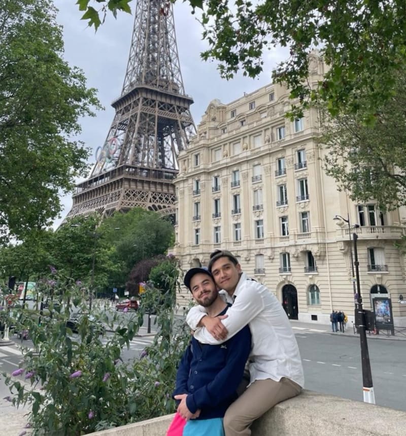 La pareja se lució en Instagram.