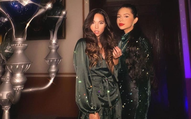 Aneliz y Ángela Aguilar Las hermanas compartieron un momento haciendo ejercicios - Créditos: Instagram