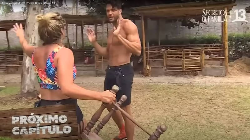 Angélica Sepúlveda discute con Fabio Agostini. Créditos: Canal 13