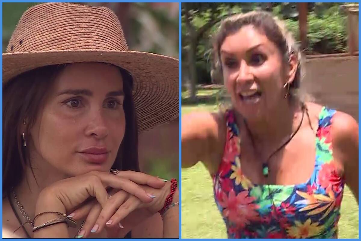 la modelo le arrojó estiercol a su compañera de reality