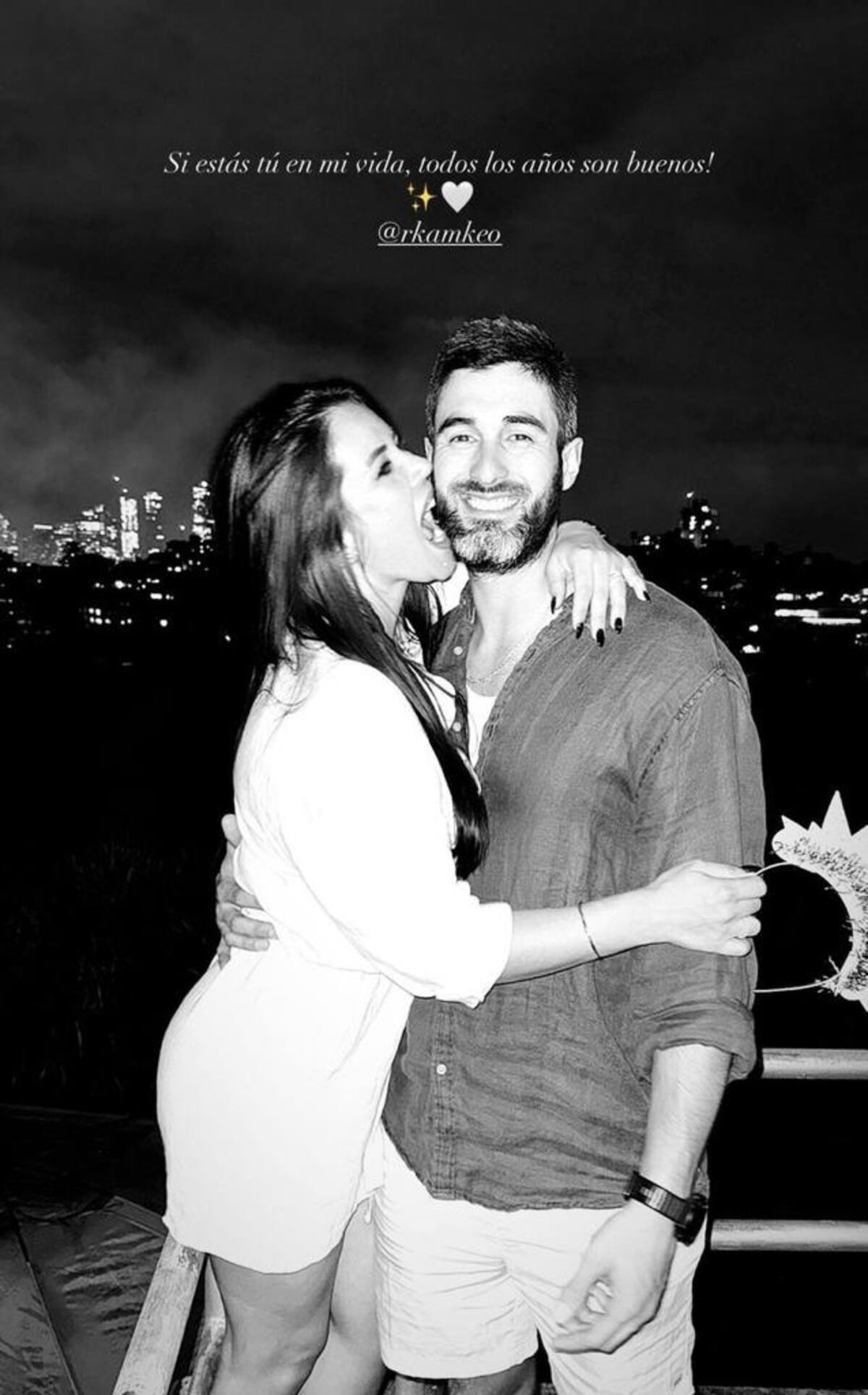 Angie Alvarado y Rodolfo Kamke le dan la bienvenida al 2024.