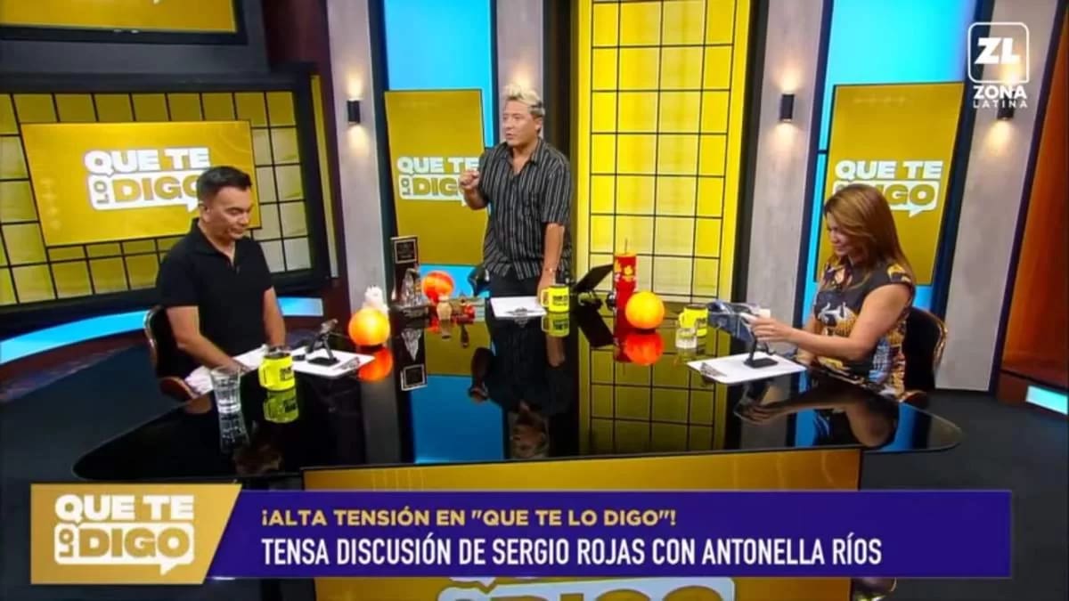 En una de sus peleas en Qué Te Lo Digo. Foto: Reproducción