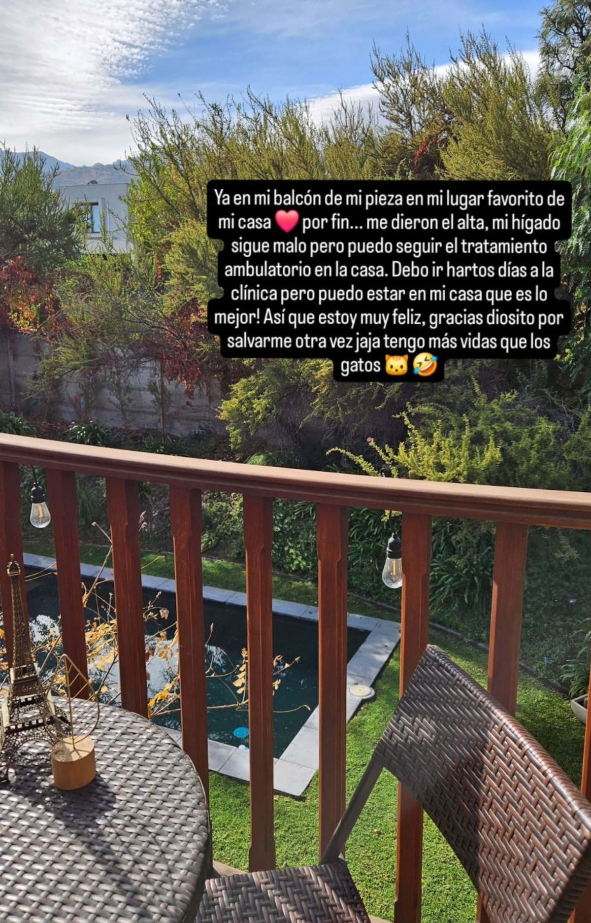 Hija del periodista recibe el alta tras enfrentar grave falla hepática. Foto: @latolyramitrez