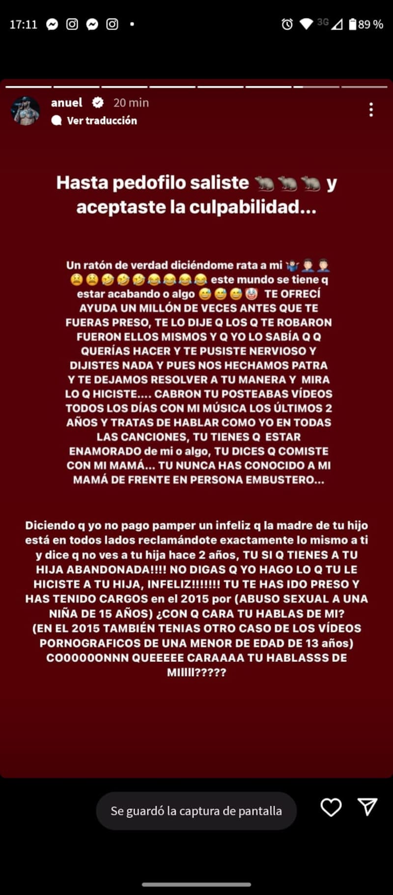 Guerra de declaraciones entre Anuel AA  y Tekashi 6ix9ine