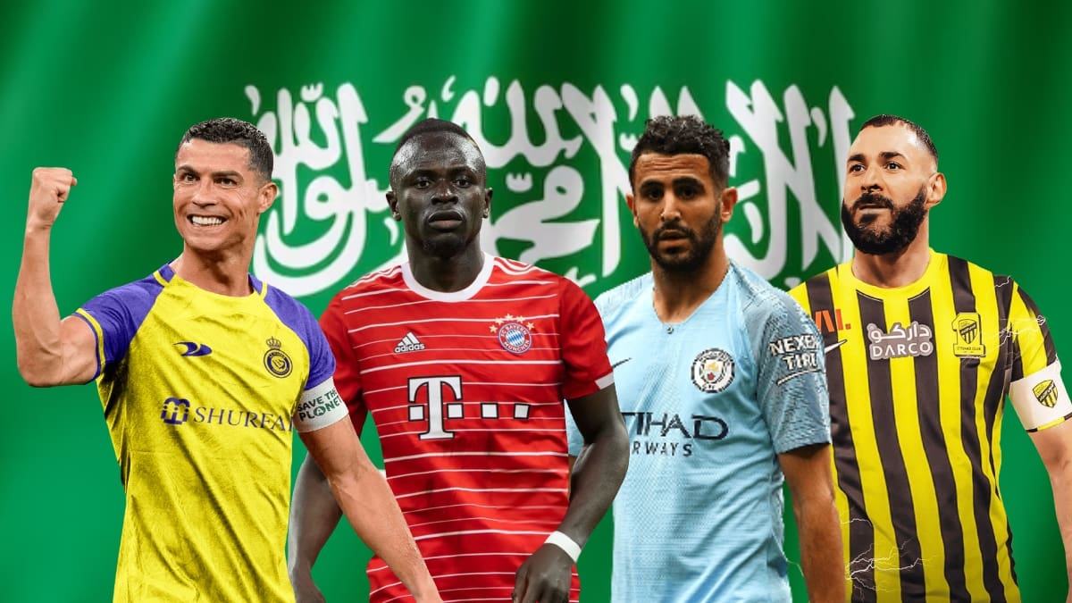 Equipazo: el 11 ideal de Arabia Saudita con Cristiano, Benzema, Mané y Mahrez en ataque