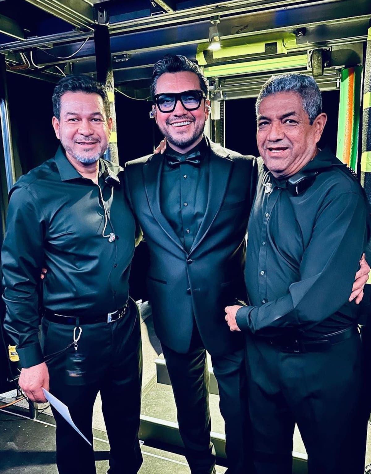 Arnoldo Duarte (a la derecha en la foto) trabajó por más de 40 años con Luis Miguel.