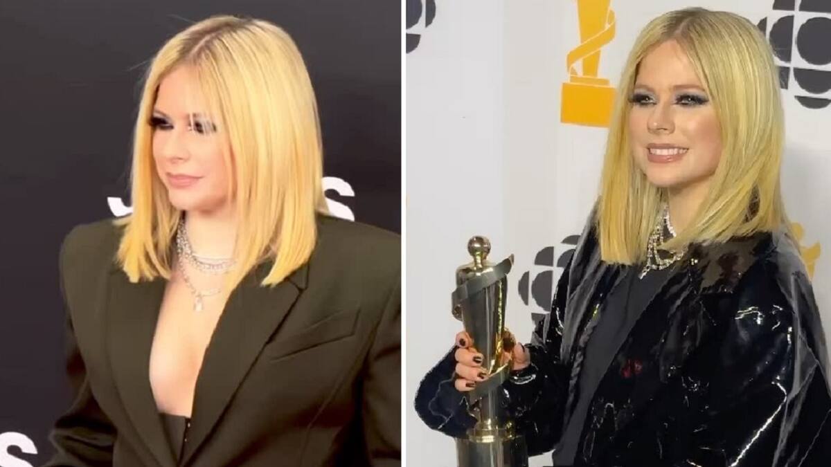 Avril Lavigne fue interrumpida por manifestante durante los Premios Juno