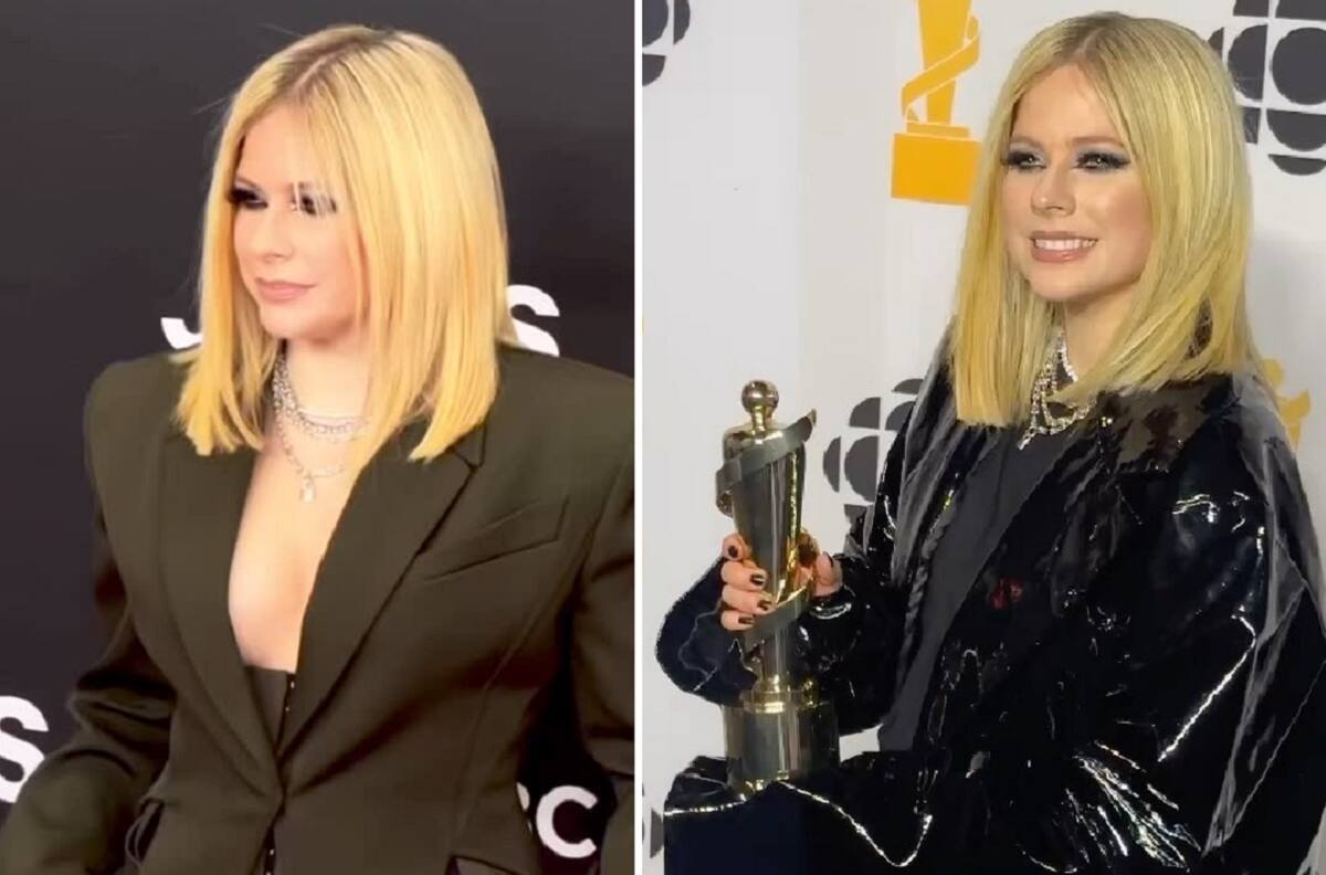 Avril Lavigne fue interrumpida por manifestante durante los Premios Juno
