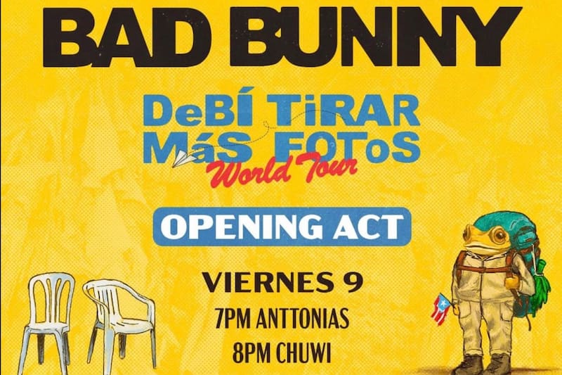 Horarios de opnening act publicado por Bizarro.