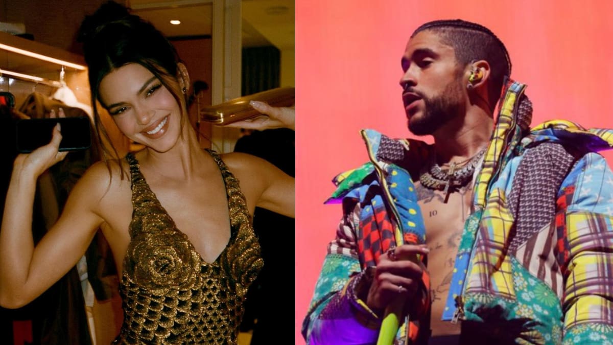 Kendall Jenner captada en Coachella bailando con Bad Bunny