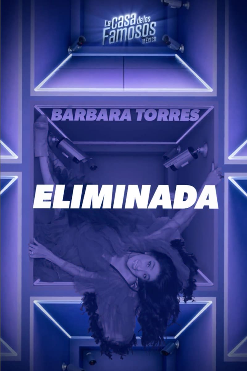 La actriz se convirtió en la sexta eliminada de "La casa de los famosos"