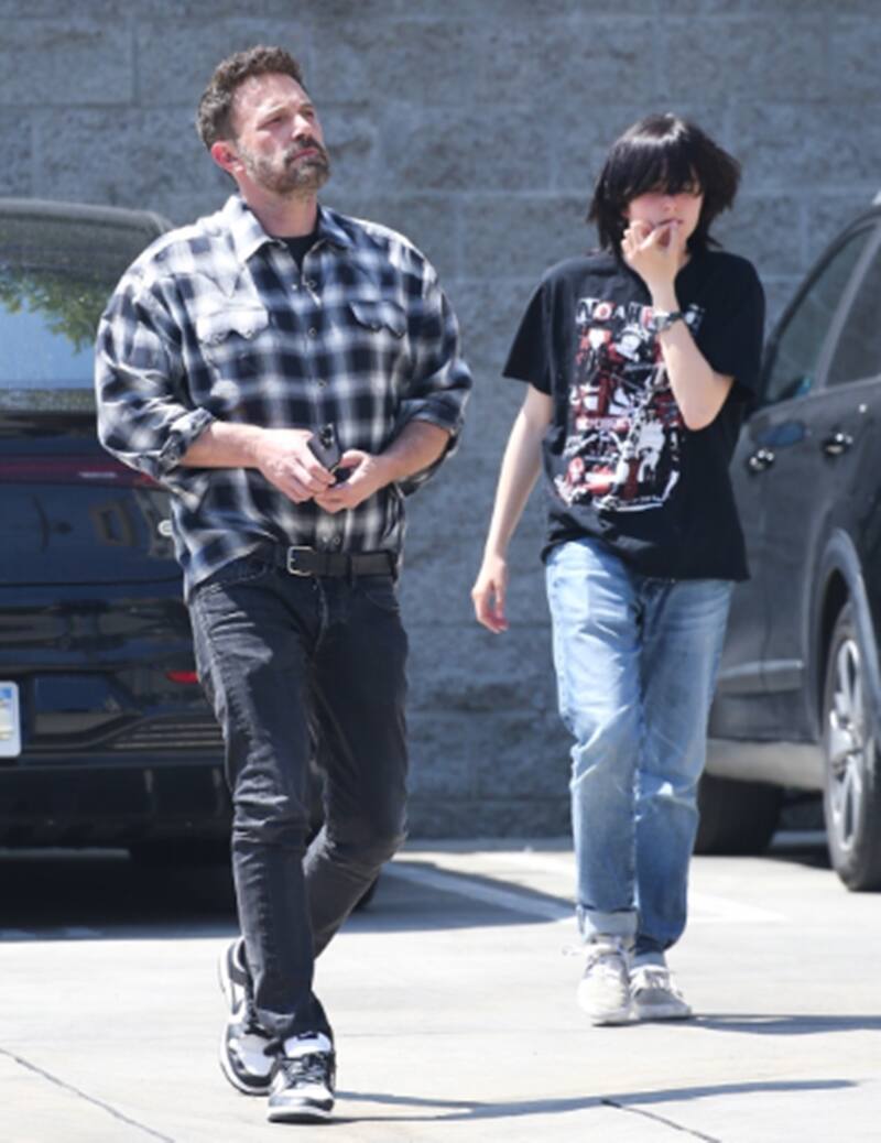 Ben Affleck y su hija desayunaron juntos