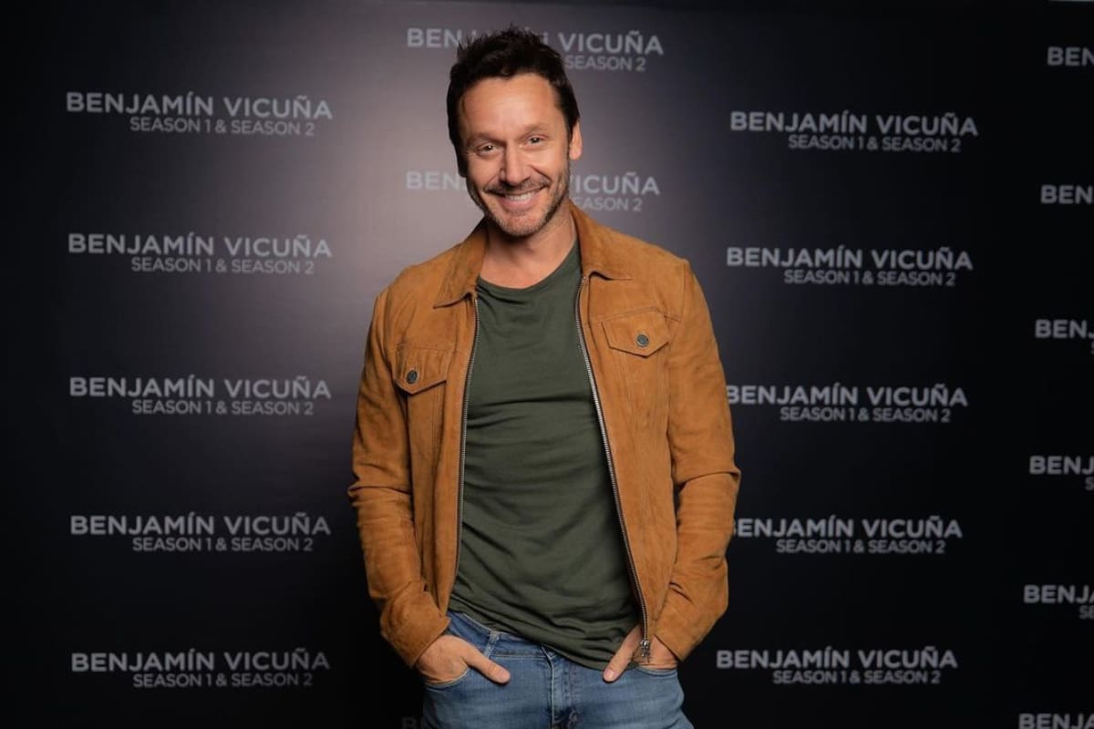 Benjamín Vicuña y las tiernas fotos de sus hijos.