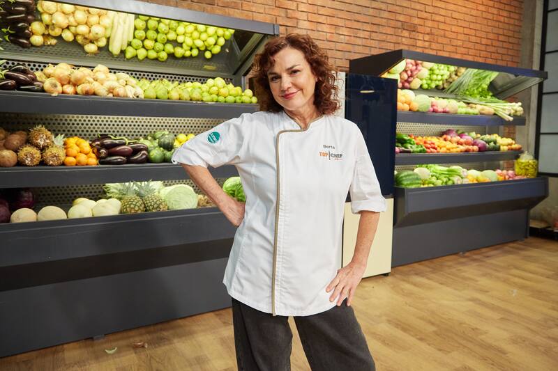 Berta Lasala está feliz con su experiencia en Top Chef VIP. Créditos: CHV