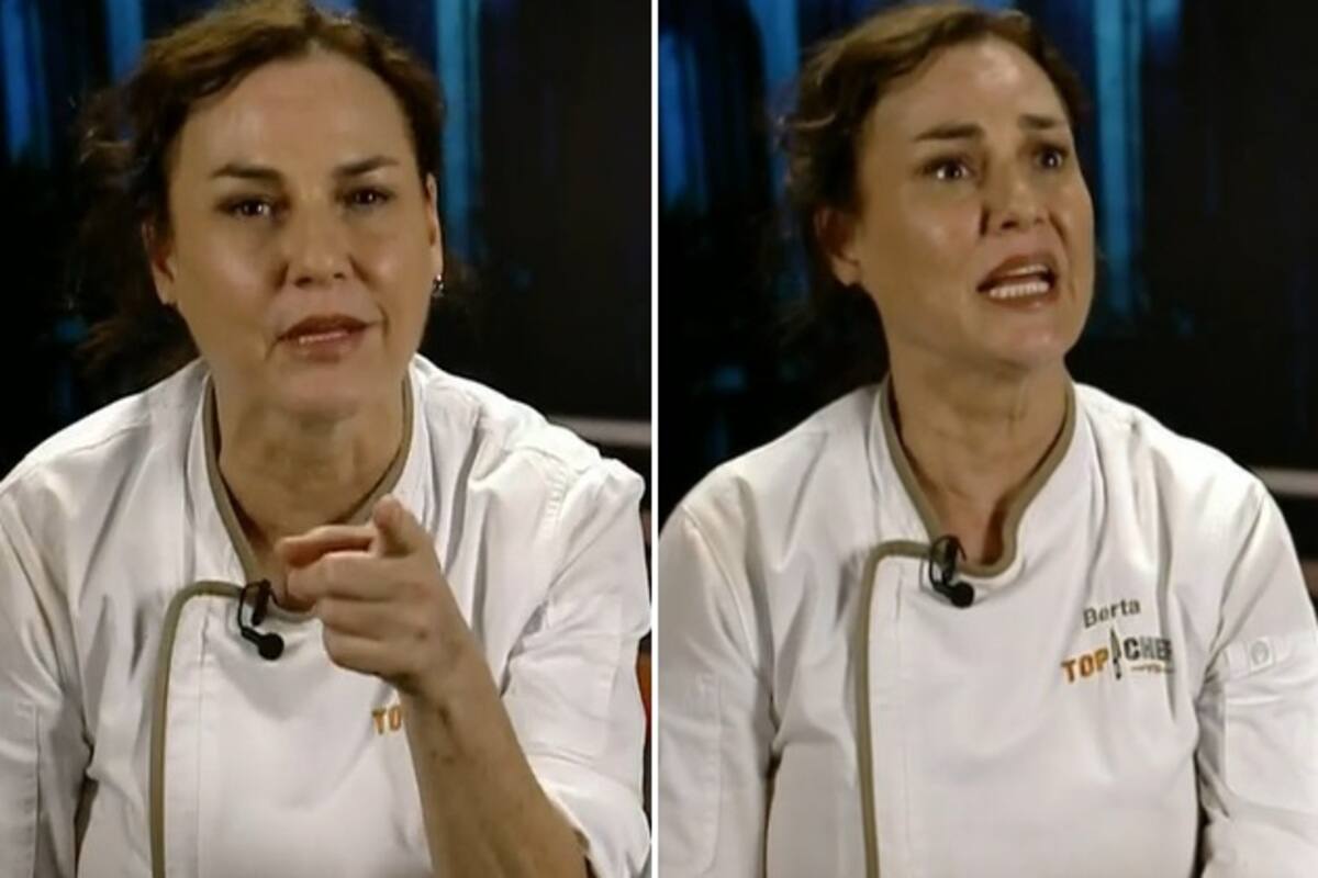 se indignó con los jueces en "Top Chef VIP". Créditos: Pantallazo CHV