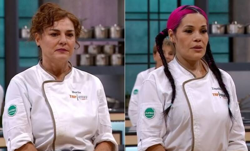 Berta Lasala y Ana María Muñoz presentaron las mejores tapas. Créditos: Pantallazo CHV