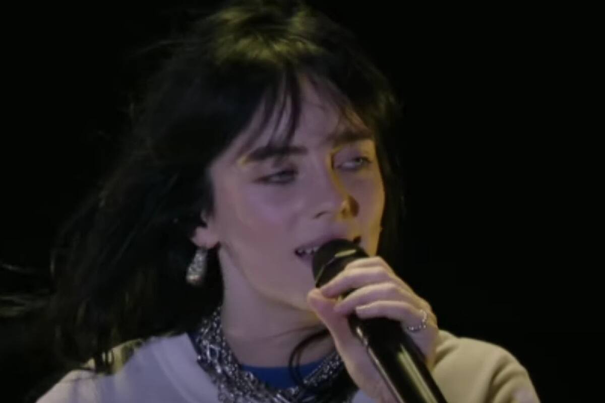 Billie Eilish La cantante cerró la primera noche del Lollapalooza Chile 2023 - Créditos: Reproducción