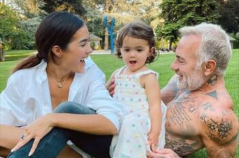 Hija de Gianluca Vacchi y Sharon Fonseca le cuesta conciliar el sueño por esta peculiar razón