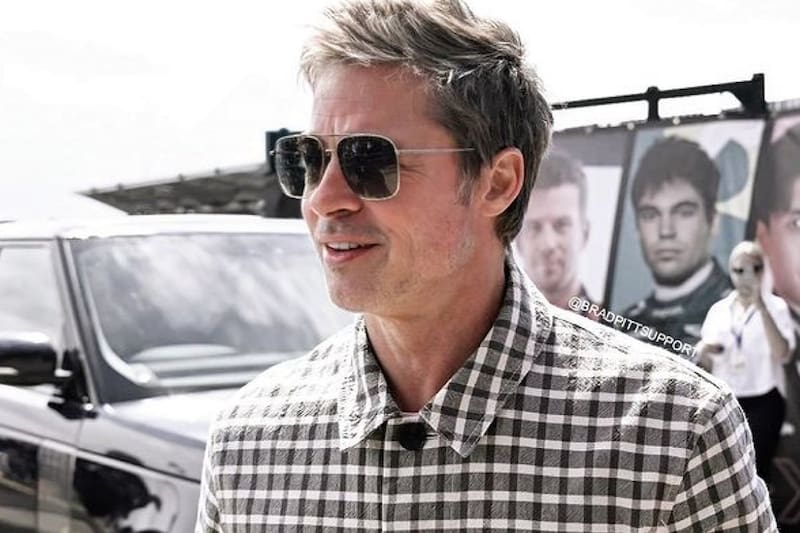 El actor estuvo el fin de semana en Silverstone grabando algunas escenas de la nueva película de Fórmula 1.