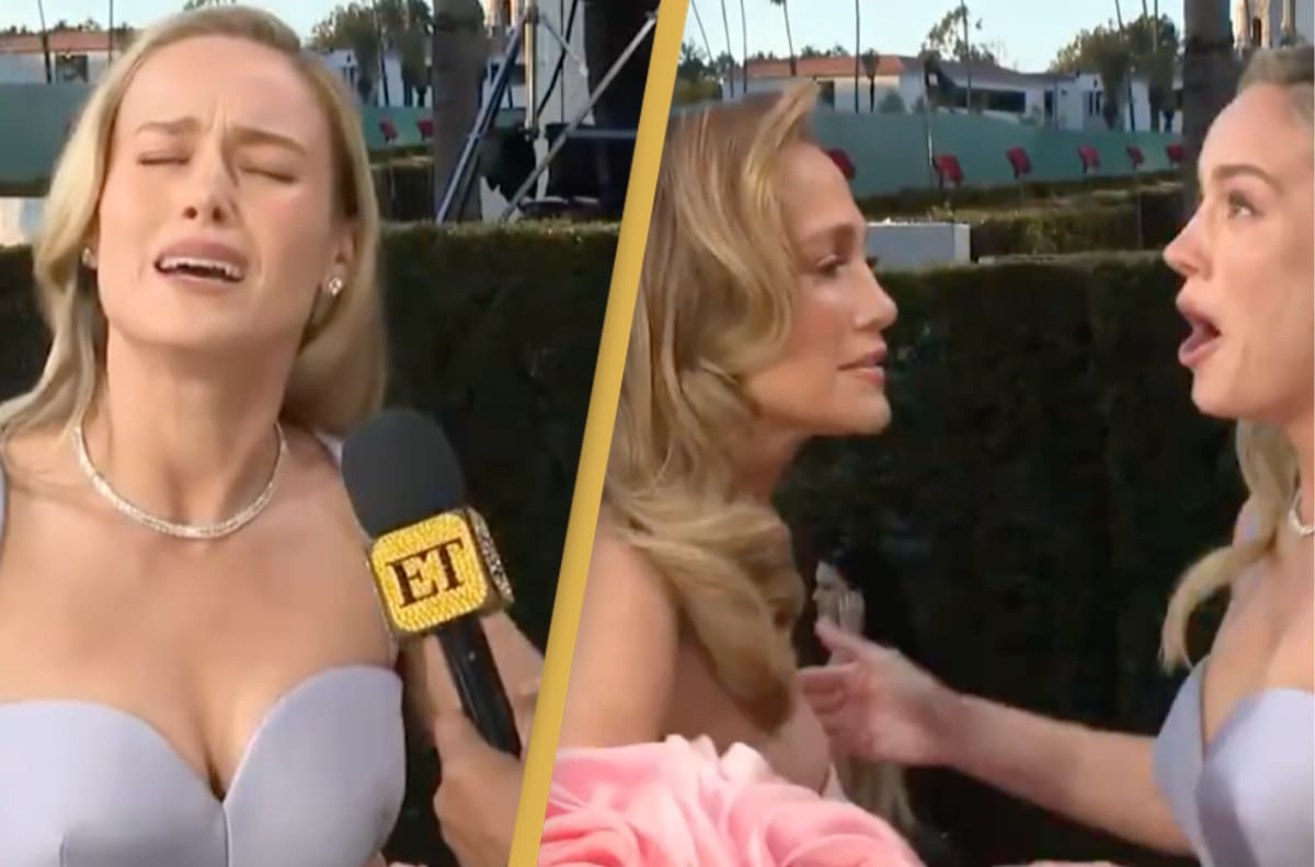 ¿Por qué Brie Larson y Jennifer López se emocionaron hasta casi las lágrimas en los Globo de Oro?