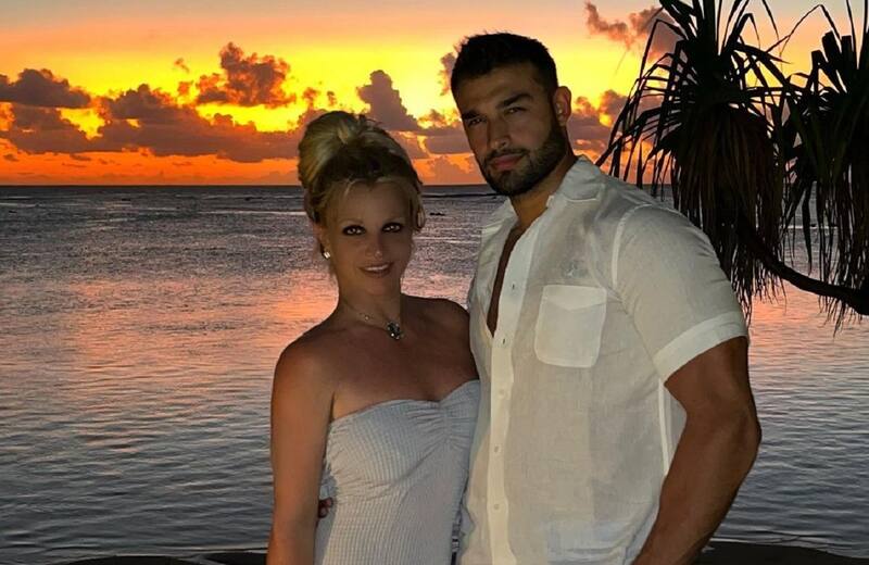 Britney Spears Sam Asghari La pareja se casó en junio del 2022. - Créditos: Instagram