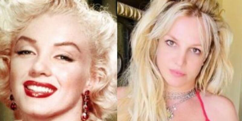 Britney Spears y Marilyn Monroe eran familia  - Créditos: Internet
