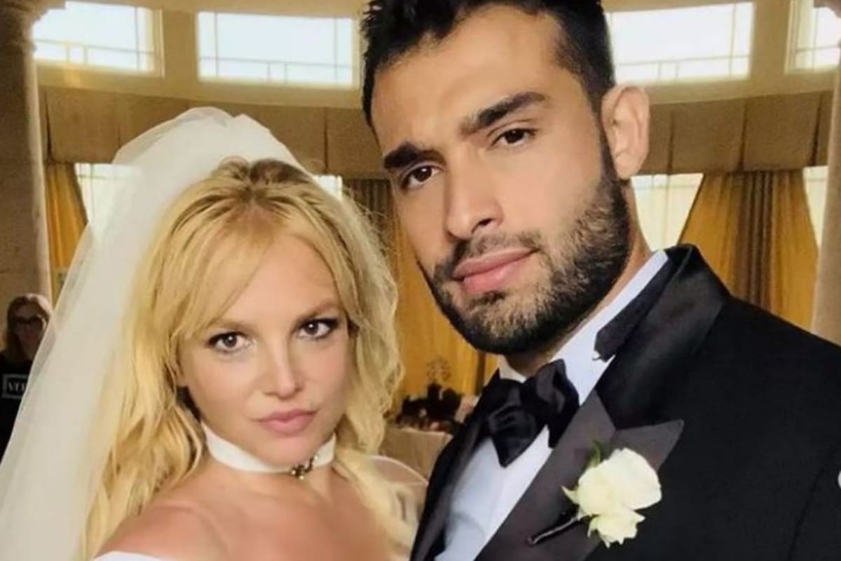 Britney Spears y Sam Asghari La cantante se casó finalmente con su novio con quien mantenía una relación estable desde hace seis años. - Créditos: Instagram @britneyspears