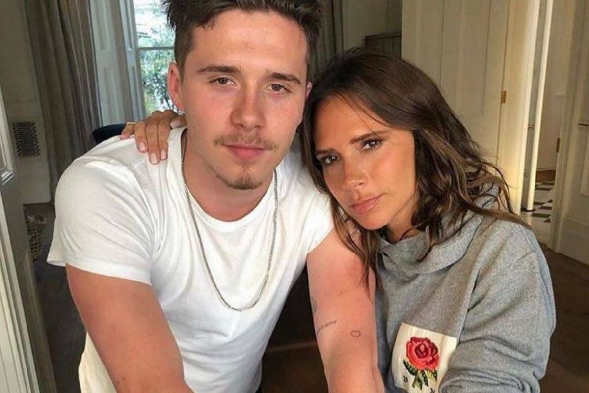Brooklyn y Victoria Beckham La felicitación del modelo a la diseñadora por el Día de las Madres - Créditos: Instagram