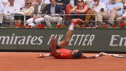 VIDEO | La fea caída que sufrió Novak Djokovic en la final de Roland Garros