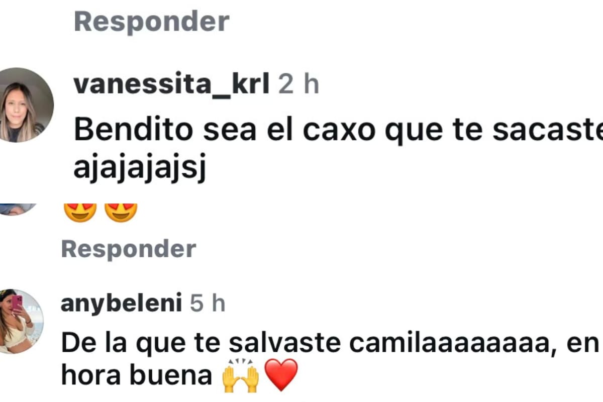 La modelo recibió ola de comentarios tras escándalo de Francisco Kaminski.