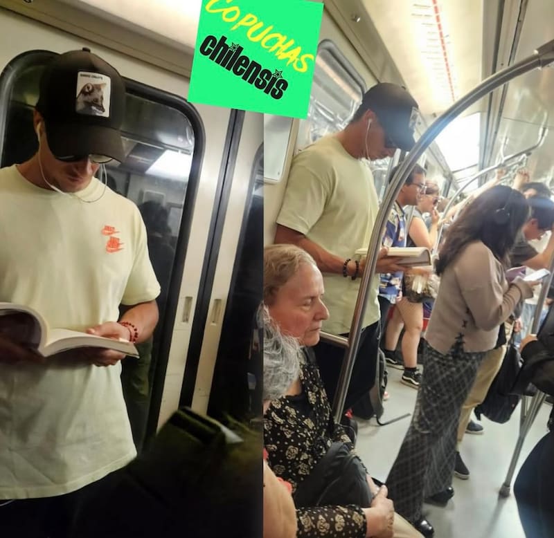El profesor fue visto en el Metro De Santiago.