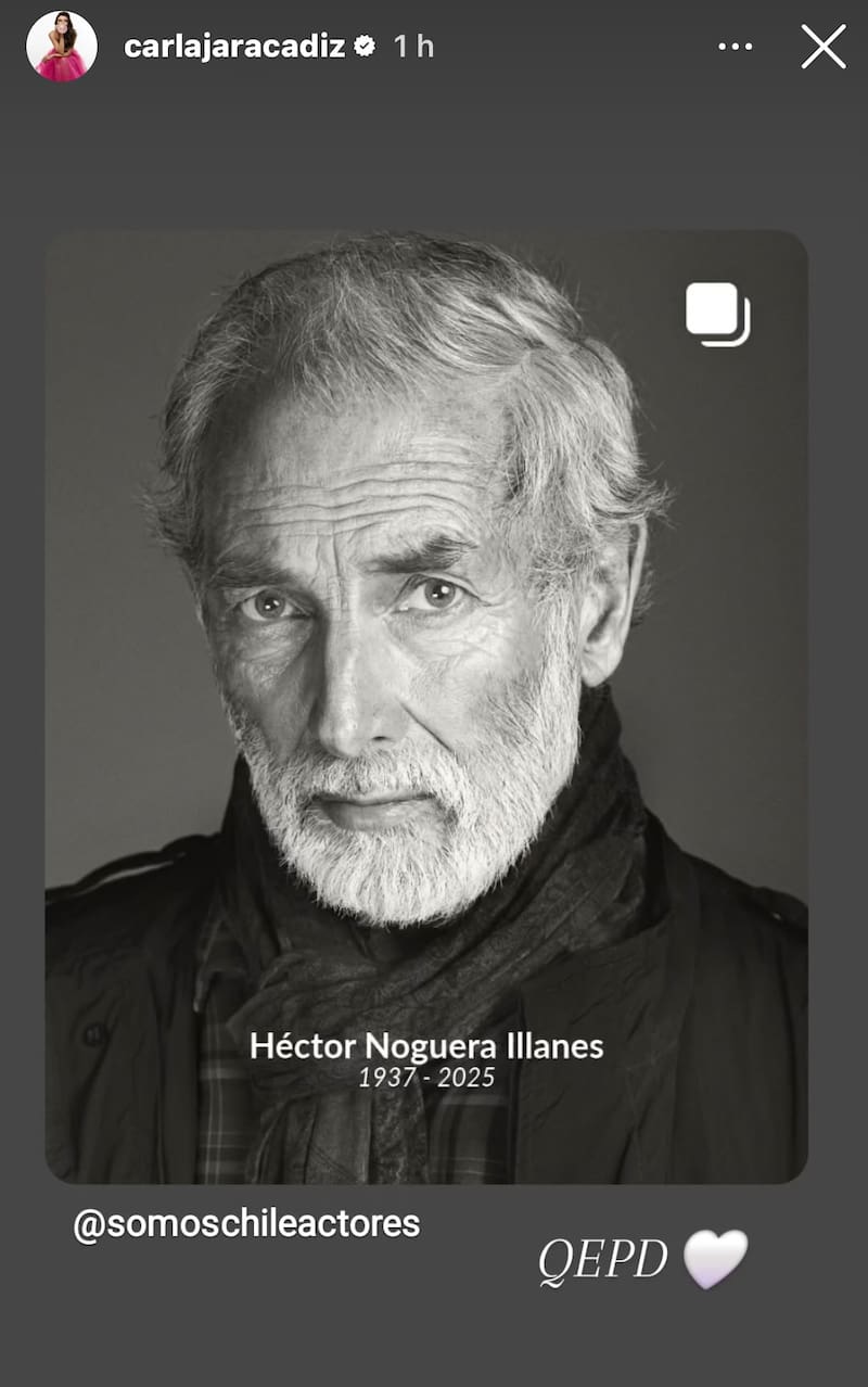 La animadora se despidió de Tito Noguera.