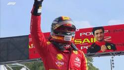 VIDEO | ¡Golpe de Ferrari en F1! Carlos Sainz le robó la pole position del Gran Premio de Italia a Max Verstappen