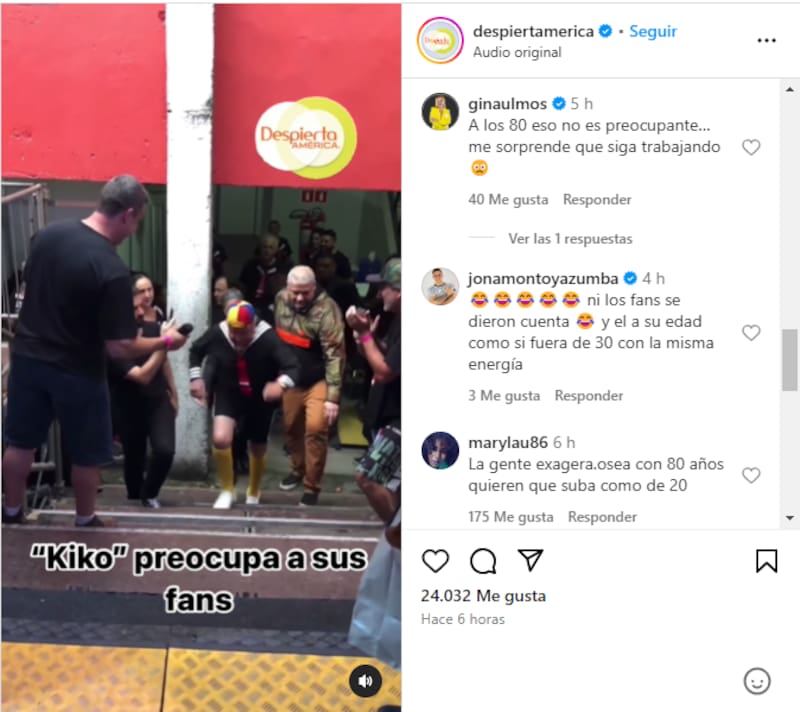 Fans de Carlos Villagrán comentan sobre el percance ocurrido en su show de Kiko.