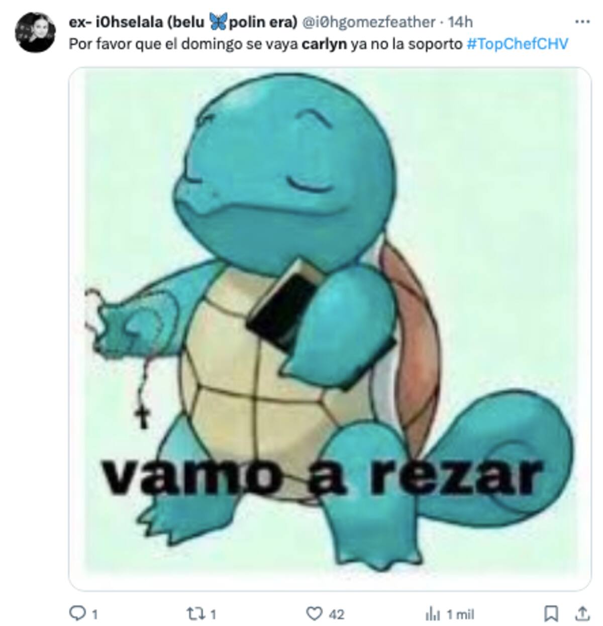 Algunos cibernautas esperan que Carlyn Romero salga de la competencia de "Top Chef VIP".