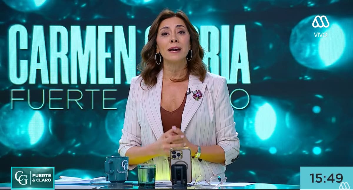 Se emocionó en su debut en Mega. Foto: Reproducción.
