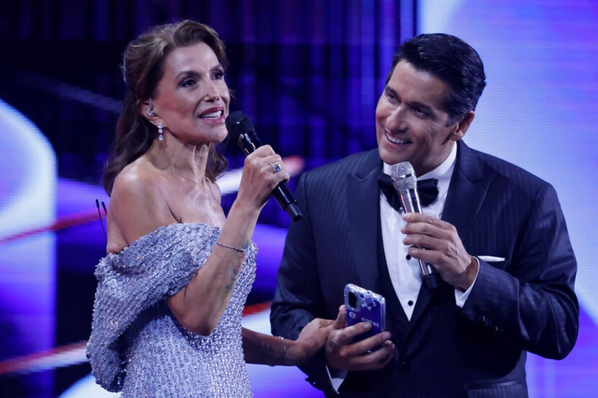 La actriz debutó en Viña 2026. (SEBASTIAN CISTERNAS/ ATON CHILE)