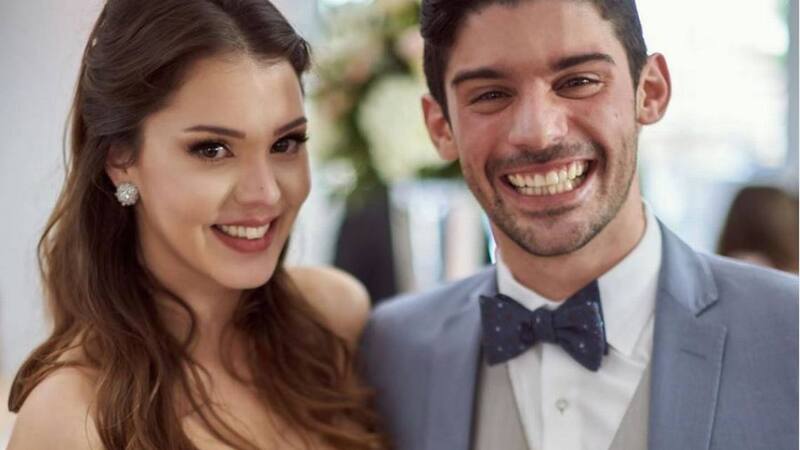 La comunicadora se fue a Estados Unidos a probar suerte y conoció al actor venezolano, del cual rápidamente quedó flechada.