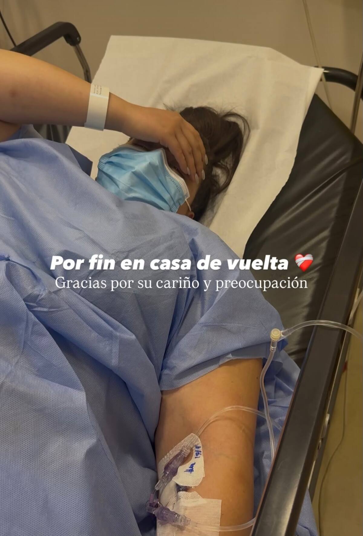 La influencer sufrió grave descompensación.