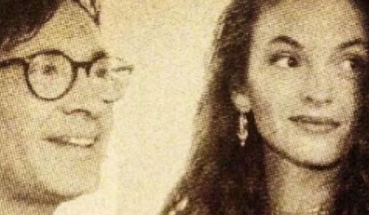 Catalina Guerra junto a su padre Jorge Guerra en Cuba.