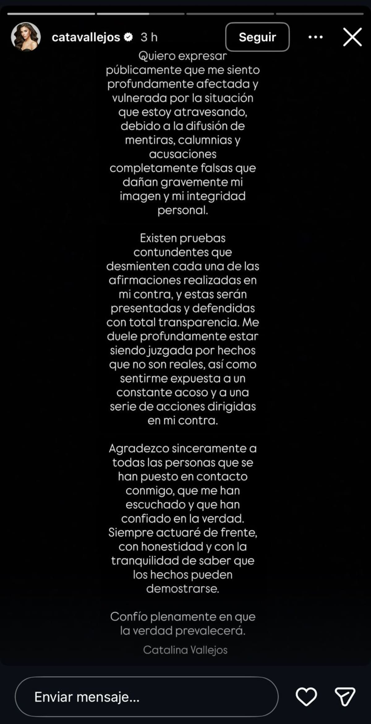 A través de su Instagram.
Foto: Instagram