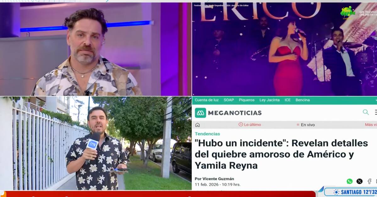 El periodista reveló detalles del audio de la pelea entre Yamila Reyna y Américo.