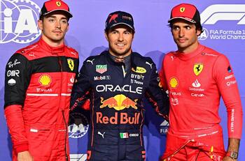 En Ferrari ven remontada de Checo Pérez en el GP de España: “Los veo delante de nosotros”