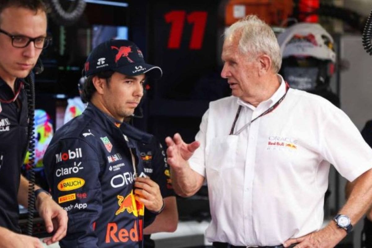 Helmut Marko otra vez hizo de menos a Checo Pérez. (F1)