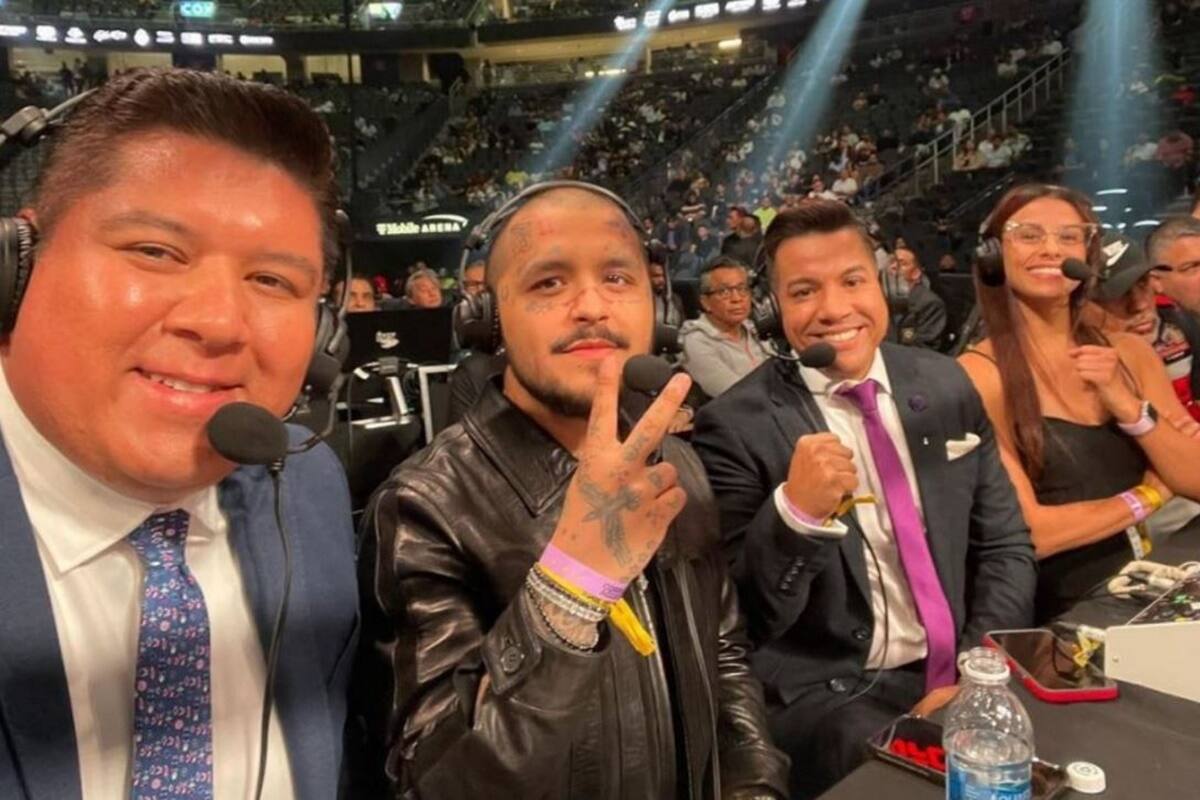 Christian Nodal El cantante debutó como comentarista deportivo - Créditos: Instagram @chavaespn