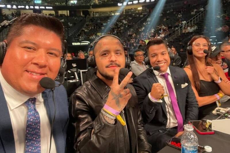 Christian Nodal El cantante debutó como comentarista deportivo - Créditos: Instagram @chavaespn